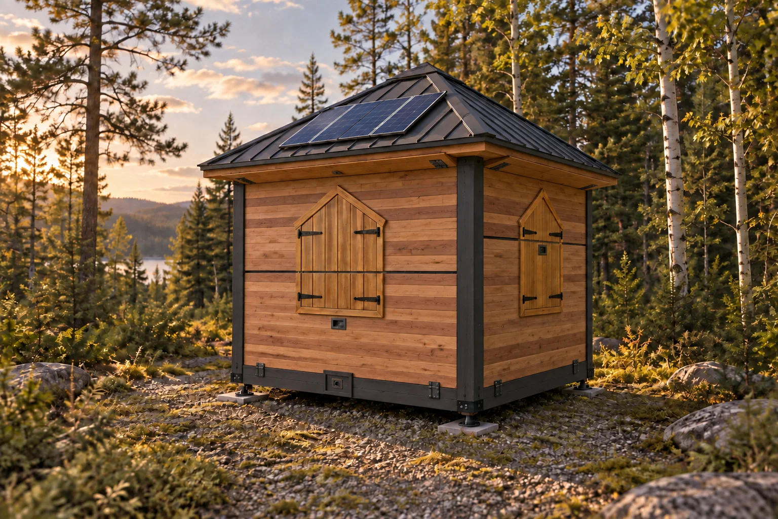 Cedar Contemporary concept exterior